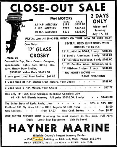 Litchfield Theatre - 16 Jul 1964 (newer photo)